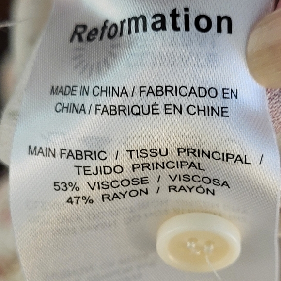 NWT Reformation Floral Chaylyn Long Sleeve Midi Dress - Size 4 - Picture 7 of 11